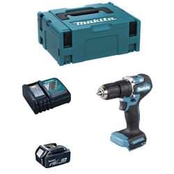 Makita - Trapano a Percussione DHP487RTJ1 (1 x 5,0 Ah + DC18RC + makpac 2)