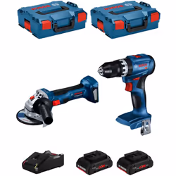 BOSCH Kit BK220 Smerigliatrice Angolare BOSCH GWS 18V-7 Professional - Questa Smerigliatrice Angolare da 18V Bosch combina so ...