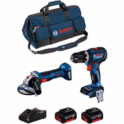 BOSCH Kit BK2017BAG Trapano a Percussione BOSCH GSB 18V-90 C Professional - Il GSB 18V-90 C Professional è un potente Trapano ...