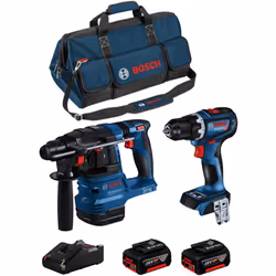 BOSCH Kit BK2020BAG Martello Perforatore BOSCH GBH 18V-22 Professional - Quest'utensile è compatto, leggero e concepito in ma ...