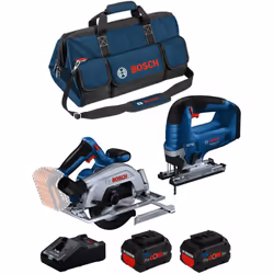 BOSCH Kit BK2023BAG Sega Circolare BOSCH GKS 18V-57-2 Professional - La compatta Sega Circolare a batteria GKS 18V 57-2 Profe ...