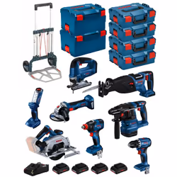 BOSCH Kit BK803 Seghetto Alternativo BOSCH GST 18V-125 B Professional - La struttura robusta e il potente motore brushless de ...