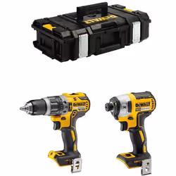 DeWALT Kit DCK266NDS Trapano a Percussione DeWALT DCD796 - Motore con tecnologia brushless per un'eccellente efficienza - Il ...