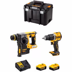 DeWALT Kit DCK226 Tassellatore DeWALT DCH273 - Leader nella categoria delle prestazioni garantendo 90 fori ad alta velocità ( ...