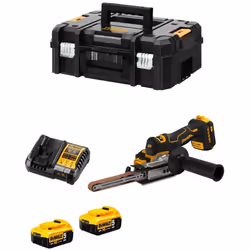 Levigatrice a nastro DeWALT DCM200 - La levigatrice a nastro DCM200 è progettata per applicazioni difficili con una velocità ...