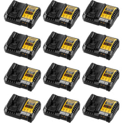 Dewalt - Pack da 12 caricabatterie DCB1104-12 (DCB1104 - 12V 18V)