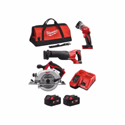 MILWAUKEE Kit MWK303BAG (HD18CS + M18BSX + M18TLED + 2 x 5,0 Ah + M12-18FC + Borsa) 8435587930211 Tutti i prodotti sono spedi ...