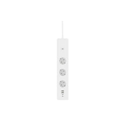 WOOX R6132 Presa elettrica intelligente 3 presa(e) AC Type F (CEE 7/4) 1,5 m 4 3680 W Bianco