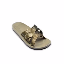 Brasileras UBUCA32_38 Scarpa Sandali Femmina Oro