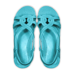 Brasileras UBKEMA674_30 Scarpa Sandali Femmina Turchese