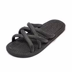 Brasileras UBGES10_39 Scarpa Sandali Femmina Nero