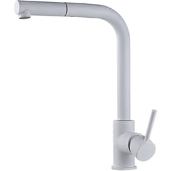 Rubinetto monocomando per cucina Modello malta Colore Bianco Finitura opaca [ imex® ]