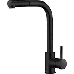 Rubinetto monocomando da cucina Modello malta Colore nero Finitura opaca [ imex® ]