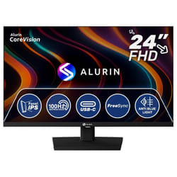 Alurin ALU-24-100IPS-F-USBC-RAS Monitor PC 61 cm (24") 1920 x 1080 Pixel Full HD LED Nero