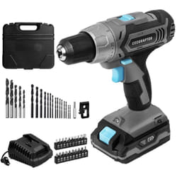 Cecotec 70008 trapano 1550 Giri/min Nero, Blu, Grigio