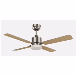 Fabrilamp 173591403 ventilatore Faggio, Nichel, Argento