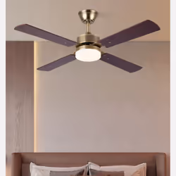 Fabrilamp 173591414 ventilatore Colore ciliegia, Oro, Noce
