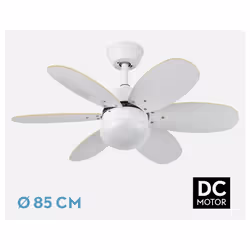 Fabrilamp 175791601 ventilatore Faggio, Bianco