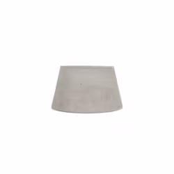 FAB 178313028 Paralume conico aperto della serie SALMA de colore e texture CEMENTO GRIS. Realizzato in materiale tessile. Pro ...