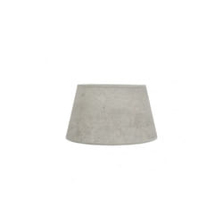 Fabrilamp - Paralume salma e27 cemento grigio 30dx22dx17h conico aperto