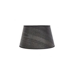 Paralume salma e27 nero legno 35dx25dx20h conico aperto