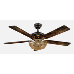 Fabrilamp 181993536 ventilatore Nero, Quercia, Noce