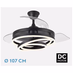 Fabrilamp 183193409 ventilatore Nero