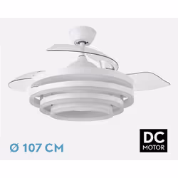 Fabrilamp 183193401 ventilatore Bianco