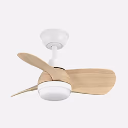 Fabrilamp 186291368, Ventilatore domestico con pale, Faggio, Bianco, Soffitto, Acrilonitrile butadiene stirene (ABS), Metallo ...