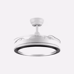 Fabrilamp 206491301 ventilatore Nero, Bianco