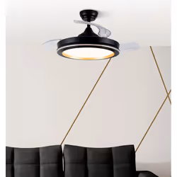 Fabrilamp 206491309 ventilatore Nero, Oro