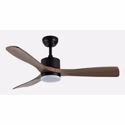 Fabrilamp 206591309, Ventilatore domestico con pale, Nero, Quercia, Bianco, Soffitto, Acrilonitrile butadiene stirene (ABS), ...