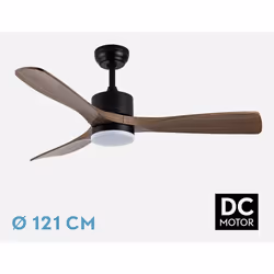Fabrilamp 206591309 ventilatore Nero, Quercia, Bianco