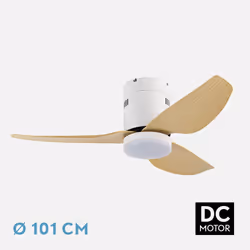 Fabrilamp 206691368 ventilatore Faggio, Bianco