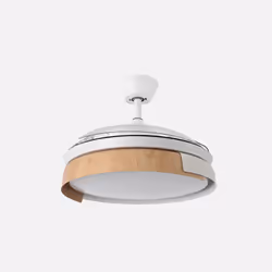 Fabrilamp 207191368 ventilatore Faggio, Bianco