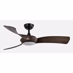 Fabrilamp 208291336, Ventilatore domestico con pale, Nero, Quercia, Soffitto, Acrilonitrile butadiene stirene (ABS), Metallo, ...