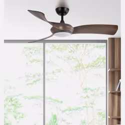 Fabrilamp 208291336 ventilatore Nero, Quercia
