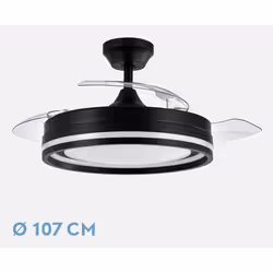 Fabrilamp 208691309 ventilatore Nero