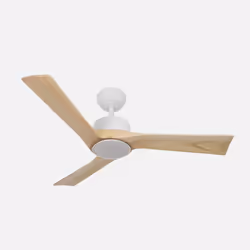 Fabrilamp 209291368, Ventilatore domestico con pale, Bamboo, Bianco, Soffitto, Metallo, Policarbonato (PC), Legno, 45 dB, 510 ...