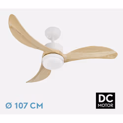 Fabrilamp 209391368 ventilatore Faggio, Bianco