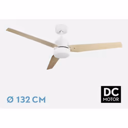 Fabrilamp 212391368 ventilatore Faggio, Bianco