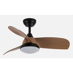 Fabrilamp 212991385 ventilatore Nero, Legno