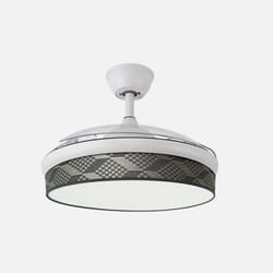 Fabrilamp Moda Grigio, Trasparente, Bianco