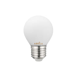 Lampadina led de filamento sferico opale Abrila E27 (6 w 3000 k 540 lm) Ø4,5 x 7,2 cm - Fabrilamp