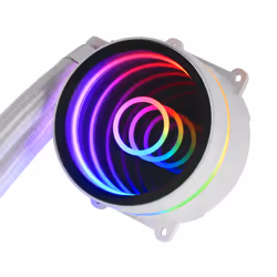 Mars Gaming MLONE360W sistema di raffreddamento per computer Processore Raffreddatore di liquidi tutto in uno 12 cm Bianco 1 pz - Vista aggiuntiva 4