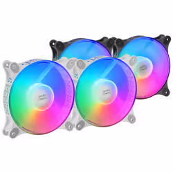 Mars Gaming MFDUOW sistema di raffreddamento per computer Case per computer Ventilatore 12 cm Bianco - Vista aggiuntiva 6