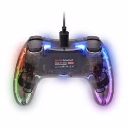 Mars Gaming MGPC periferica di gioco Trasparente USB Gamepad Android, MAC, Nintendo Switch, PC, Playstation 3 - Vista aggiuntiva 4