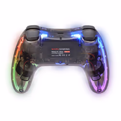 Mars Gaming MGP-24 Nero, Trasparente RF Gamepad Android, MAC, PC, PlayStation 4, Playstation 3, Xbox 360 - Vista aggiuntiva 4
