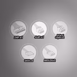 Tacens RADIX VII AG 700M alimentatore per computer 700 W 20+4 pin ATX ATX - Vista aggiuntiva 8