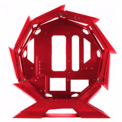 Mars Gaming MCORBR computer case Tower Rosso - Vista aggiuntiva 5
